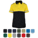 MOCEAN Classic 2-Tone Short Sleeve Metro Polo, Royal/Black, 2XL, 0354-ROY-BLK-2XL