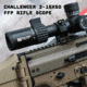 Monstrum Challenger 3-15x50mm 30mm Rifle Scope, First Focal Plane