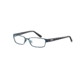 Morgan 203107 Single Vision Prescription Eyeglasses - Blue Frame and Clear Lens 203107-391SV