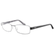 Morgan 203120 Bifocal Prescription Eyeglasses - Black Frame and Clear Lens 203120-423BI