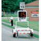 Laser Atlanta Speed Monitor 25" Trailer package, with overspeed, high speed cutoff, 50 Watt solar, extra battery, and SpeedView traffic computer, measuring in km/h MPHSMT25KEX