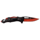 Mtech Drop Point Spring Assisted Knife w/Bottle Opener, 3.5 in, 3Cr13 Stainless Steel Stainless Steel, Black/Brown, MT-A705G2-RD