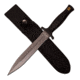 Mtech Fixed Blade, 11.25in, Stainless Steel Blade, Black Abs Handle MT-20-77GY