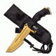 Mtech Fixed Blade, 11in, Stainless Steel Blade, Black G10 Handle MX-8054GD