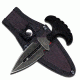 Mtech Fixed Blade, 5.47in, Stainless Steel Blade, Black Rubberized Handle MT-20-41BK