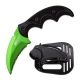 Mtech Fixed Blade, 5in, Stainless Steel Blade, Matte Aluminum Handle, MT-20-63GN