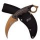 Mtech Fixed Blade, 9.25in, Stainless Steel Blade, 6Mm Thick Black And Brown G10 Handle, MX-8140BN