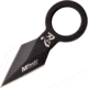 Mtech Spear Point Fixed Blade Knife w/Bead Chain, 1.75 in, 3Cr13 Stainless Steel Stainless Steel, Black, MT-20-92BK
