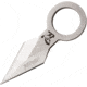 Mtech Spear Point Fixed Blade Knife w/Bead Chain, 1.75 in, 3Cr13 Stainless Steel Stainless Steel, Satin, MT-20-92S