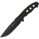 Mtech Knife, 10.5in Overall, 5.25in Black SS Drop Point, Black Textured Nylon Handle, Black Nylon Sheath, MT-20-81BK