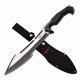 Mtech Machete, 9.75in, Stainless Steel Blade, Black Pakkawood Handle MT-20-72