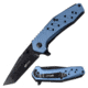 Mtech Manual Folding Knive, 2.75in Blade, 3CR13 Steel Blade Knive, Blue, MT-1113BL