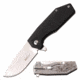 Mtech MT-1160SD Manual Folding Knife, 2.5in, 3CR13 Stainless Steel, Drop Point, Steel Blade, G10 Handle w/ Demon Etching, Black, MT-1160SD