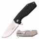 Mtech MT-1160SS Manual Folding Knife, 2.5in, 3CR13 Stainless Steel, Drop Point, Steel Blade, G10 Handle w/ Snake Etching, Black, MT-1160SS