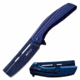 Mtech MT-A1139BL Spring Assisted Knife, 3.5in, 3CR13 Stainless Steel, Razor, Blue Blade, Blue, MT-A1139BL