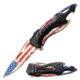 Mtech Patriotic Assisted Knife w/Bottle Opener, 3.5 in, 3Cr13 Stainless Steel Stainless Steel, Drop Point, USA Flag, MT-A705AF