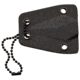 Mtech Spear Point Fixed Blade Knife w/Bead Chain, 1.75 in, 3Cr13 Stainless Steel Stainless Steel, Black, MT-20-92BK