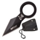 Mtech Spear Point Fixed Blade Knife w/Bead Chain, 1.75 in, 3Cr13 Stainless Steel Stainless Steel, Black, MT-20-92BK