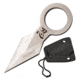 Mtech Spear Point Fixed Blade Knife w/Bead Chain, 1.75 in, 3Cr13 Stainless Steel Stainless Steel, Satin, MT-20-92S