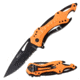Mtech Spring Assisted Folding Knive, 3.5in Blade, Neon Handle, 3CR13 Steel Blade Knive, Neon Orange, MT-A705NOR