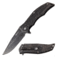 Mtech Spring Assisted Folding Knive, 3.75in Blade, Frame Lock, 3CR13 Steel Stonewached Knive, Black, MT-A1095SW