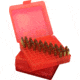 MTM Ammo Box 100 Round Flip Top For 22 Mag - 17 HMR, Clr-Red, P-100-22M-29