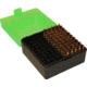 MTM RS-100 Rifle Ammo Box .17 To .222 Magnum Clear Green/Black