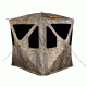 Muddy Ravage Ground Blind, includes 9-steel stakes, Standard Carry Bag with Backpack Straps, 4 Tie-Down Ropes, Camo MGB0500