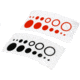 Mybo Lens Decals, Orange 87425