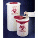 Nalge Nunc Biohazardous Waste Containers, NALGENE 6370-0005