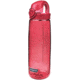 Nalgene On-The-Fly Lock-Top Sustain Bottle, 24 oz, Pink with Beet Red Cap, 24oz, 5565-3524