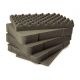 Nanuk 3 Part Foam Inserts for 918 Nanuk Hard Case, Black, 1-91800-K