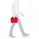 Nanuk 904 Protective Hard Case w/ Cubed Foam, 10.2in, Waterproof, Red, 904S-010RD-0A0