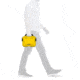 Nanuk 904 Protective Hard Case w/ Cubed Foam, 10.2in, Waterproof, Yellow, 904S-010YL-0A0