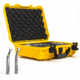 Nanuk 910 Protective Hard Case, 14.3in, Waterproof, w/ Foam, Yellow, 910S-010YL-0A0