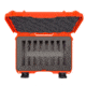 Nanuk Case 909 w/foam insert for 8 Knives, Orange, Small, 909S-080OR-0A0-19327