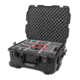 Nanuk Case 955 w/padded divider, Black, Large, 955S-020BK-0A0