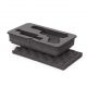 Nanuk Customized foam insert for Case 909 - Glock, Black, Small, 1-909-17333