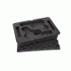 Nanuk Customized Foam Insert For Glock 2Up, Black, Medium, 1-910-18002