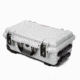 Nanuk 935 Protective Hard Case w/ Customizable Foam Insert, 22in, Silver, 935S-010SV-0A0