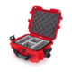 Nanuk 905 Protective Case w/Padded Divider, Red, Small, 905S-020RD-0A0