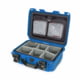 Nanuk 915 Pro Photo Camera Case Kit w/Lid Organizer / Padded Divider, Blue, Medium, 915S-060BL-0A0