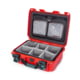 Nanuk 915 Pro Photo Camera Case Kit w/Lid Organizer / Padded Divider, Red, Medium, 915S-060RD-0A0