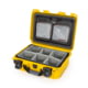 Nanuk 915 Pro Photo Camera Case Kit w/Lid Organizer / Padded Divider, Yellow, Medium, 915S-060YL-0A0