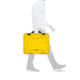 Nanuk 933 Hard Case, 39.7in, Yellow, Large, 933S-000YL-0A0