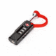 Nanuk TSA Accepted Luggage Lock, Black, Small, 30-90019
