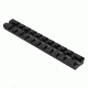 NCSTAR 10/22 Receiver Picatinny Rail, Black, Gen 2 MRUB1022V2