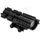 NcSTAR 2-7x32 Rifle Scope, 3 Rail Sight System &amp; Black P4 Sniper Reticle, Green Lens Coating SC3RSP2732G