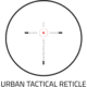 NcSTAR 3.5x32 Blue/Green Illum. Compact Prismatic Optic Rifle Scope, Urban Tactical Ret., Green Lens SEECPRQ3532G