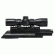 NcSTAR Ak Combo/Tri-Mount/4X30 Compact Scope P4 Sniper Reticle, Black KAKSC430B-A